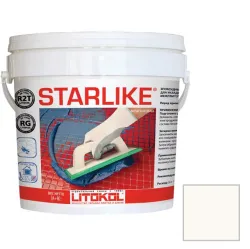 Затирка эпоксидная Litokol Litochrom Starlike 2.5кг C.270 белый 478600003