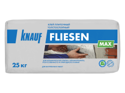 Клей для плитки KNAUF Fliesen Max(Флизен Макс) толстослойный для внутренних работ 25кг 729142