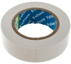 Лента изоляционная Folsen 15мм х 10м белая 011505