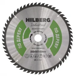 Диск пильный Hilberg INDUSTRIAL дерево 300х30х3мм 56T HW301