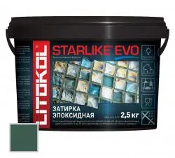 Затирка эпоксидная Litokol Starlike EVO S.430 VERDE PINO 2,5кг 485400003