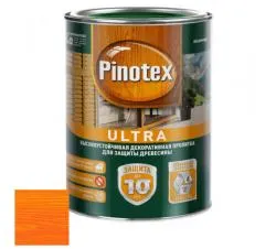Пропитка PINOTEX декоративная полуглянцевая Ultra AWB орегон 1л