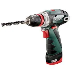 Аккумуляторная дрель-шуруповерт METABO 10,8В 2АКБ POWERMAXX BS QUICK BASIC