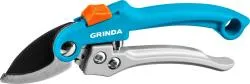 Секатор GRINDA 200 мм, рез до 20 мм., c двухкомпонентными рукоятками,   423451