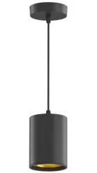 LED светильник накладной (подвесной) HD042 12W (черный/золото) 4100K 79*100мм 1/20