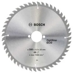Пильный диск BOSCH OPTILINE ECO 200 х 32мм Т48 2608641792