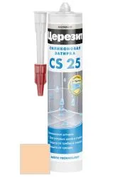 Затирка силиконовая Ceresit CS25 №28 персик 280мл 1095894