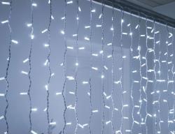 Светодиодный занавес уличный CEIMAR 3x3м 600 тепло-белых диодов белый каучук IP65 CH33Bww