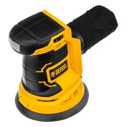 Машина шлифовальная Denzel эксцентриковая аккумуляторная COS-125-0, 18В Li-Ion 28471