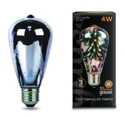 Лампа Gauss LED 3D-Butterfly E27 4W 1/10/40