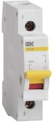Автоматический выключатель IEK ВН-32 1P С63 MNV10-1-063