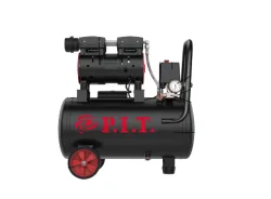 Компрессор PAC24-C1 P.I.T. (0,6кВт, 110 л/мин, 8бар, 24л, 2 цил, 1 вых, пр.привод, безмасл)