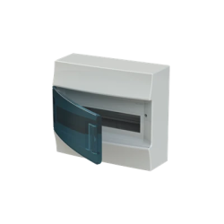 Бокс навесной ABB MISTRAL41 IP41 12 модулей прозрачная зелен дверца 1SPE007717F0421