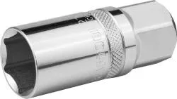 Торцовая головка 21мм KRAFTOOL 1/2 CrMo сталь хромированная INDUSTRIE QUALITAT 27813-21_z01