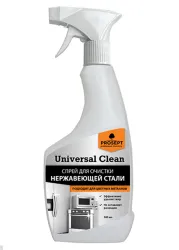 Очиститель для нержавеющей стали и цветных металлов Prosept Universal Clean спрей 0,5 л.