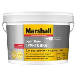 Грунт универсальный акриловый Marshall Export base 2,5 л.