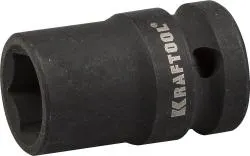 Торцовая головка KRAFTOOL "INDUSTRIE QUALITAT" ударная (1/2"), FLANK, Cr-Mo, фосфатированная, 13 мм