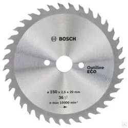 Диск пильный BOSCH OPTILINE ECO 150 х 20мм Т36 2608641784