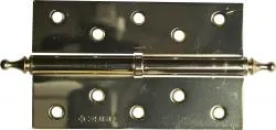 Петля дверная разъемная ЗУБР "ЭКСПЕРТ", 1 подшипник, цвет латунь (PB), левая, с крепежом, 125х75х2,5