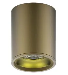 LED светильник накладной HD001 12W (кофе золото) 3000K 79x100,900лм, 1/30
