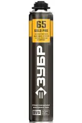 Пена монтажная GOLD PRO 65 мелкопористая с увелич. выходом, пистолетная, всесезонная, 850мл, SVS,  З