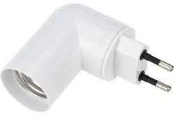 Переходник цокольный в розетку REXANT AC 220V-E27 с выключателем 11-8881