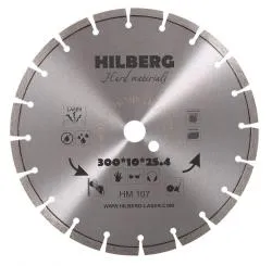 Диск алмазный HILBERG HARD MATERIALS LASER 300мм HM107