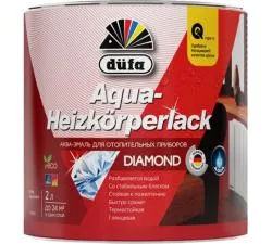 Эмаль Dufa Aqua-Heizkorperlack для радиаторов глянцевая белая 2,5 л