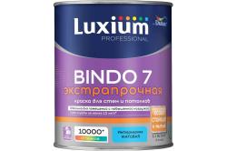 Краска для стен и потолков латексная Luxium Professional Bindo 7 матовая база BC 0,9 л 50034515