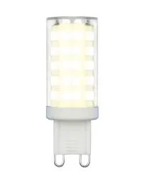 LED-JCD-9W/4000K/G9/CL GLZ09TR Лампа светодиодная, прозрачная. Белый свет (4000К). Картон. ТМ Uniel.