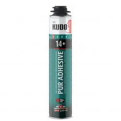 Пена-клей KUDO PUR ADHESIVE PROFF 14+ для теплоизоляции KUPP10UAPS
