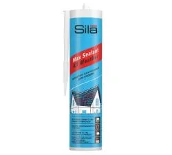 Sila PRO Max Sealant, All weather, каучуковый герметик для кровли, бесцветный, 290 мл (1уп.-12шт.)
