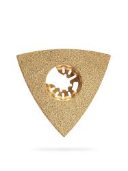 Полотно треугольное зачистное с твердосплавной крошкой ЗУБР CARBIDE ВК8 Р100 80 мм 15583-P100