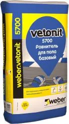 Наливной пол (ровнитель) Vetonit 5700 базовый морозостойкий 25кг