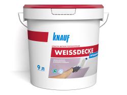 Краска KNAUF Weissdecke(Вайсдэкке) для потолков глубокоматовая белая 9л 763674