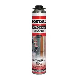 Пена монтажная SOUDAL СТРОЙКА РЕМОНТ Fix&Fill зимняя 750мл 122480