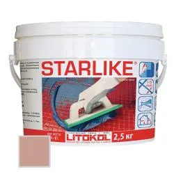 Затирка эпоксидная Litokol Litochrom Starlike 2.5кг C.230 светло-розовый 478560002