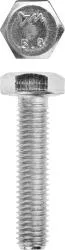Болт ГОСТ 7798-70, M10 x 45 мм, 5 кг, кл. пр. 5.8, оцинкованный, ЗУБР