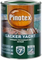Лак яхтный алкидно-уретановый Pinotex Lacker Yacht глянцевый 1 л.