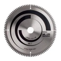 Пильный диск BOSCH MULTI MATERIAL 254 х 30мм Т96 2608640451