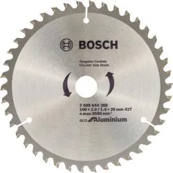 Диск пильный BOSCH ECO AL 160 х 20/16мм Т42 2608644388