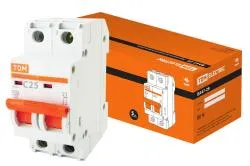 Автоматический выключатель TDM ВА47-29 2P С25 SQ0206-0095