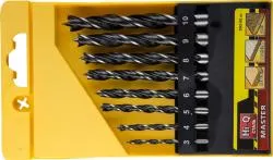 Набор спиральных сверл STAYER "M-type" 8 шт 3-4-5-6-7-8-9-10 по дереву