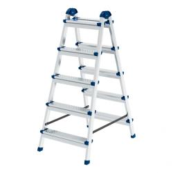 Стремянка двухсторонняя Сибртех 5 стальные ступени 97985