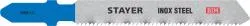 Полотна STAYER T118AF для эл/лобзика Bi-Metall по металлу (15-3мм) T-хвост. шаг 14мм 50мм 2шт