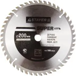 Диск пильный STAYER 200x32мм 36T по дереву 3681-200-32-36