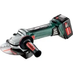 Аккумуляторная угловая шлифмашина METABO 2 АКБ 150мм W-18-LTX-150-Quick