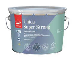 Лак для наружных и внутренних работ TIKKIVALA/TIKKURILA UNICA SUPER STRONG EP полуматов база C 2,7л