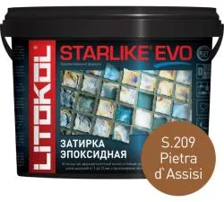 Затирка эпоксидная Litokol Starlike EVO S.209 PIETRA 5кг 499210005