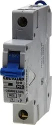 Выключатель автоматический СВЕТОЗАР 1-полюсный, 20 A, "C", откл. сп. 6 кА, 230 / 400 В